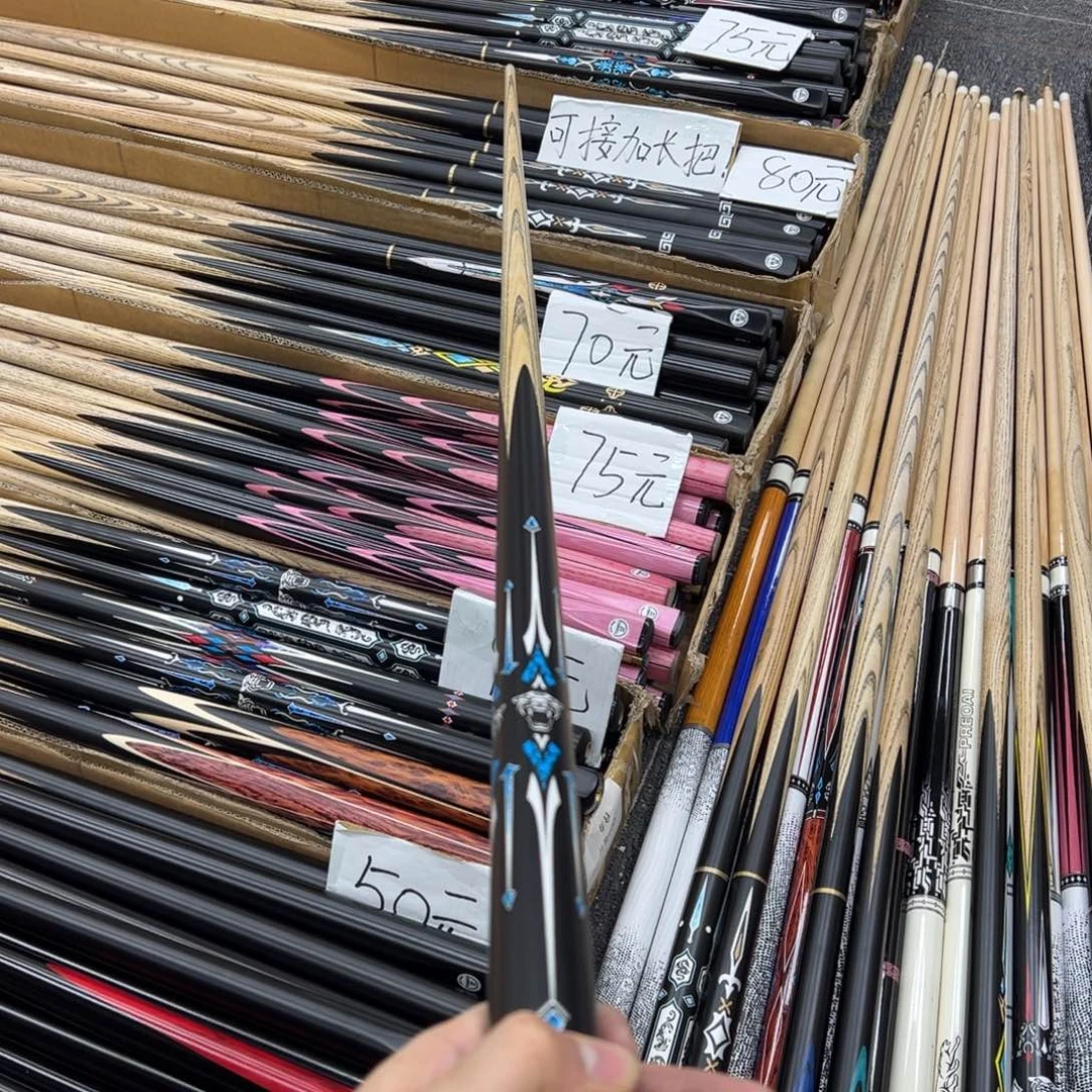 长款白蜡木机雕虎豹通杆