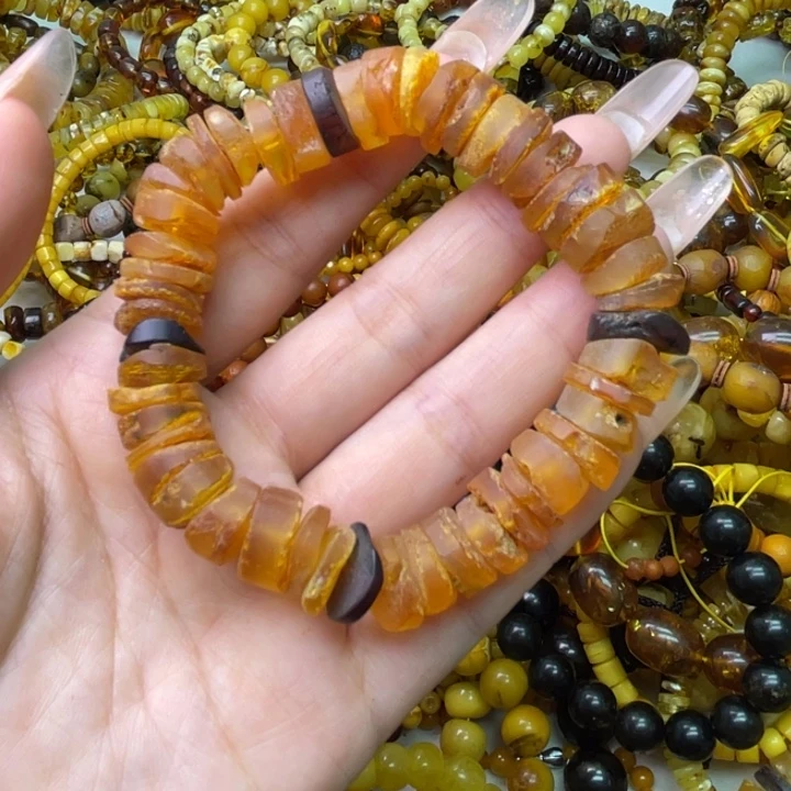 琥珀未镶嵌珠宝奇石