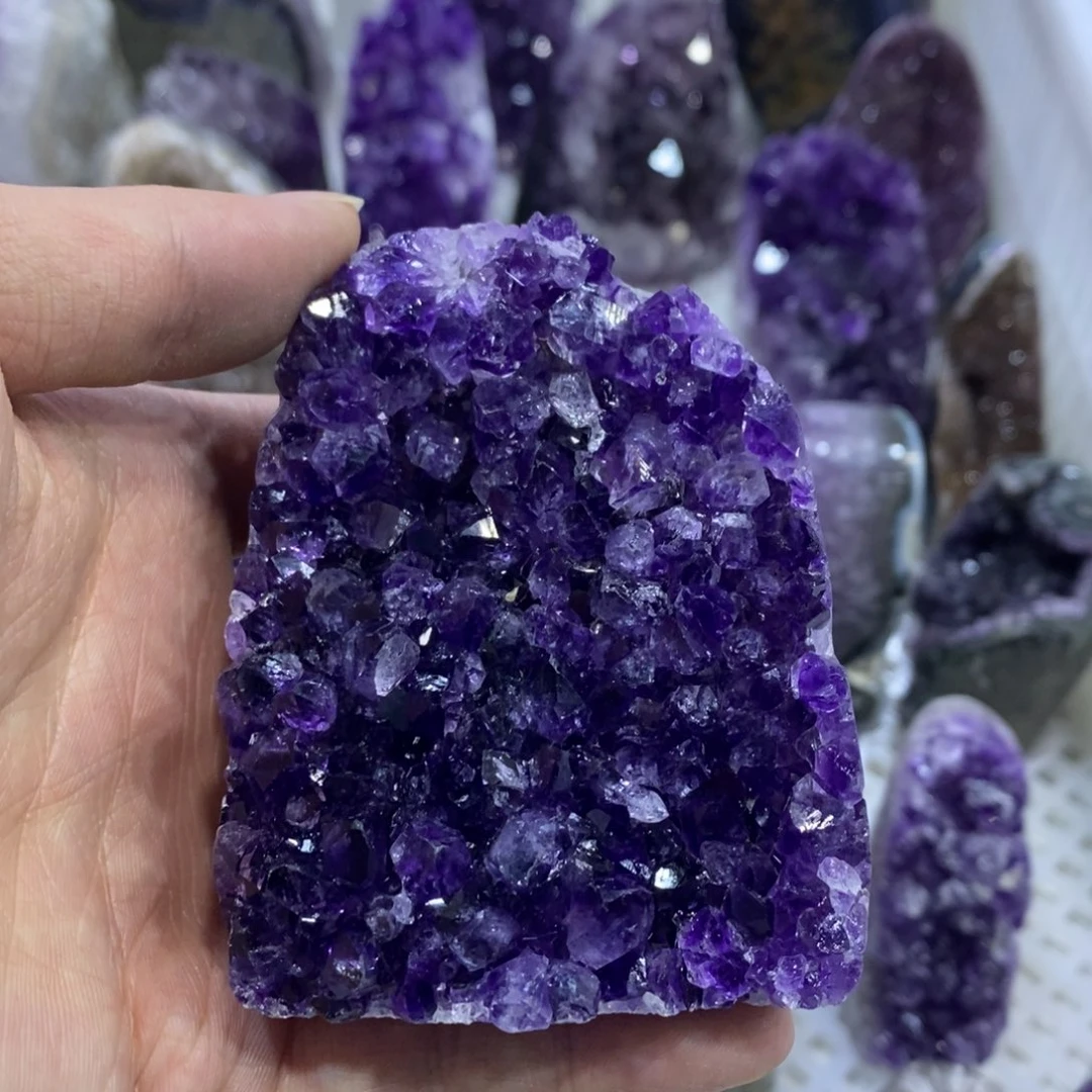 紫晶摆件摆件未镶嵌