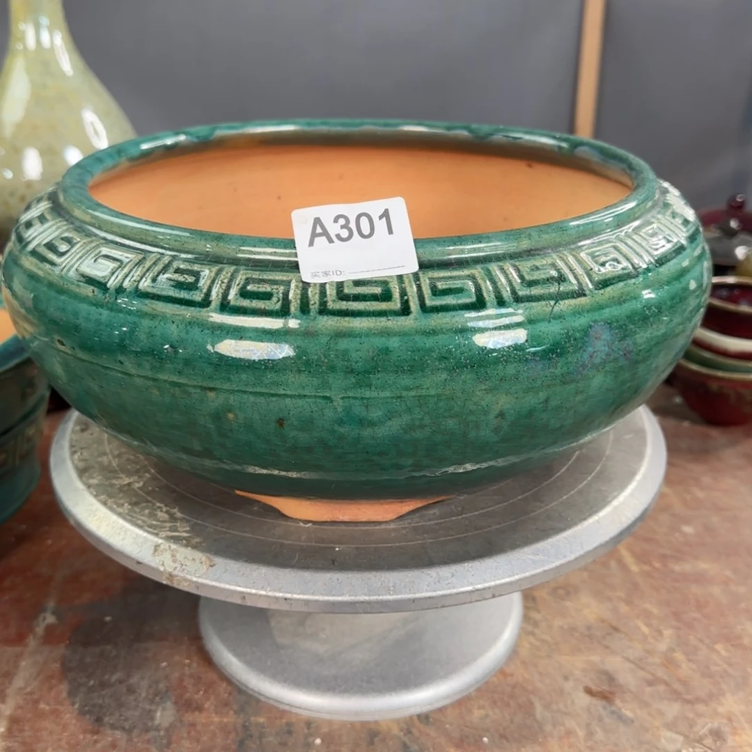 紫砂花盆豆301瑕疵品