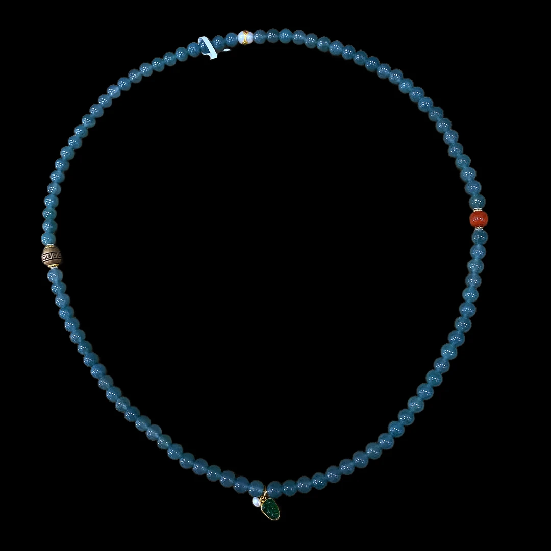 1916-翡翠项链孤品