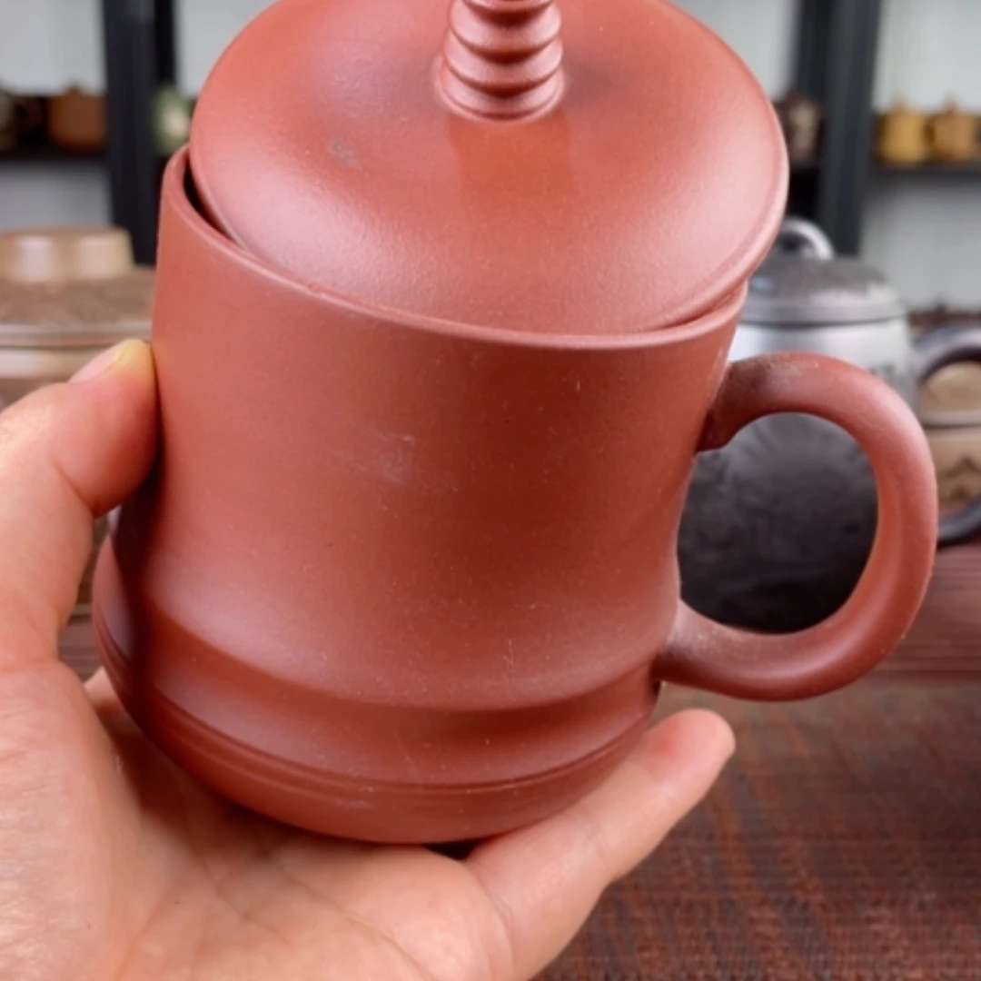 【闪购商品】茶杯紫砂宜兴原矿紫砂盖杯微瑕