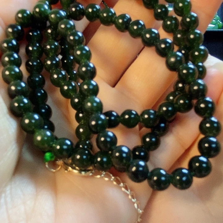 和田玉（碧玉）未镶嵌套链