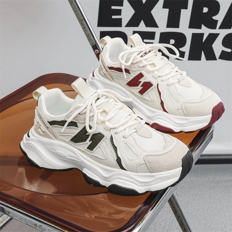 2025新款潮流老爹鞋运动男鞋爆款夏季网面时尚休闲百搭轻便Y508-1