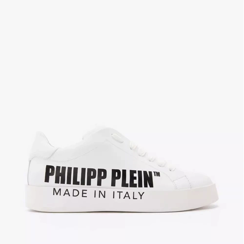 PHILIPP PLEIN PP牛皮logo印花男运动鞋板鞋UABSMSC3761PLE075N01