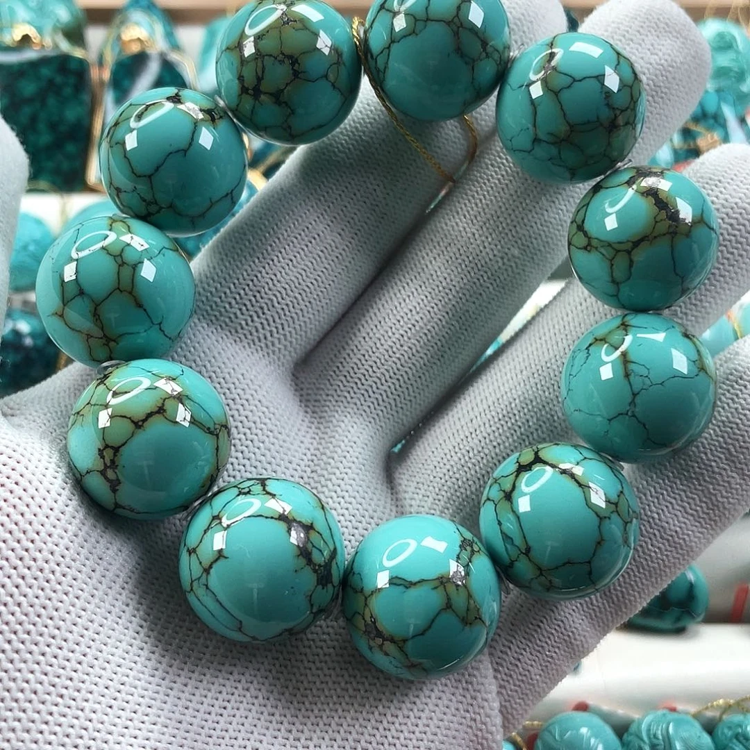 绿松石未镶嵌车挂