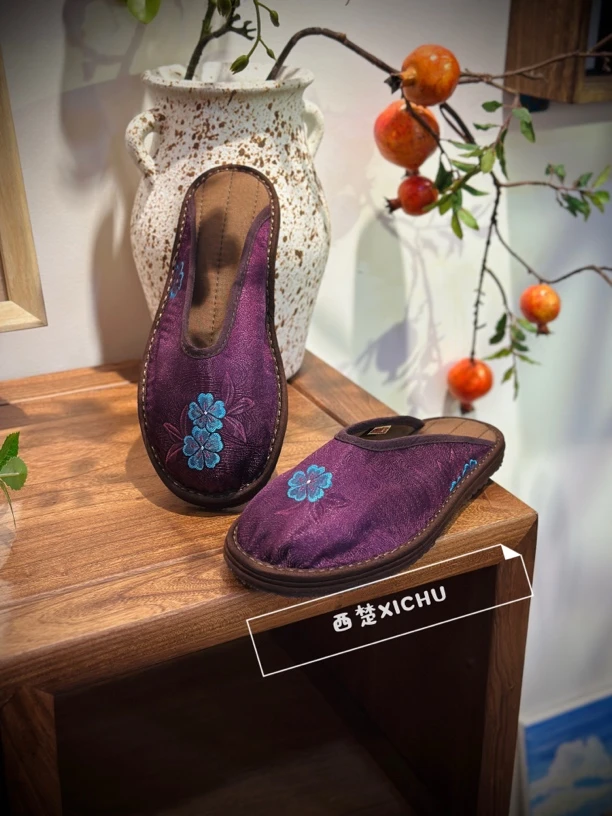 【小桃花】中国风国潮透气舒适养脚纯手工千层底布鞋民族风软底