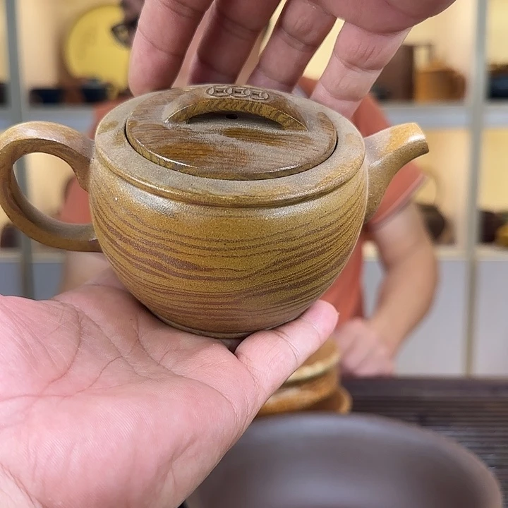 橙***了茶壶紫砂宜兴紫砂工艺