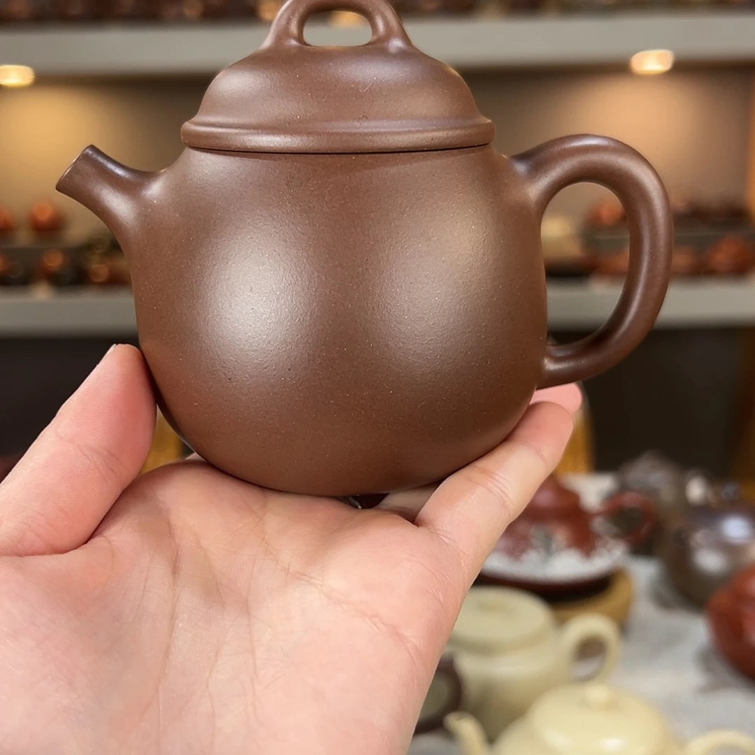 紫砂茶壶道*紫泥 喜瓢 200cc