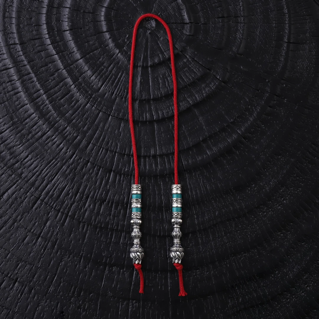 S8415-2 银弟子珠套装DIY文玩把件配件