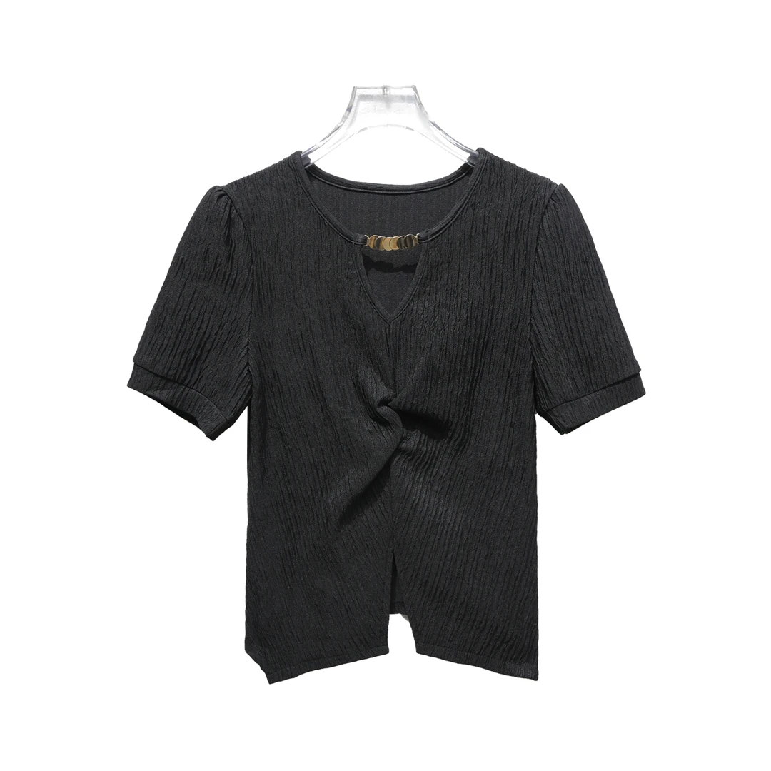 夏季新款设计纯欲风辣妹T恤Z74