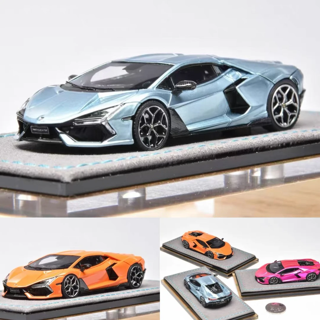 AMA64 1:64 兰博基尼 新大牛 Revuelto LB744 合金汽车模型收藏