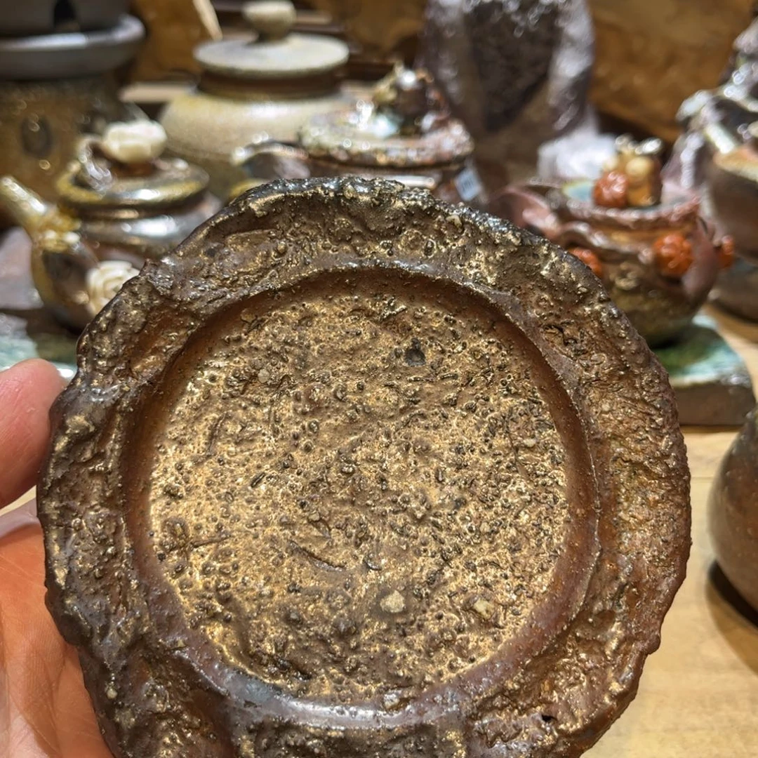 柴烧壶承。