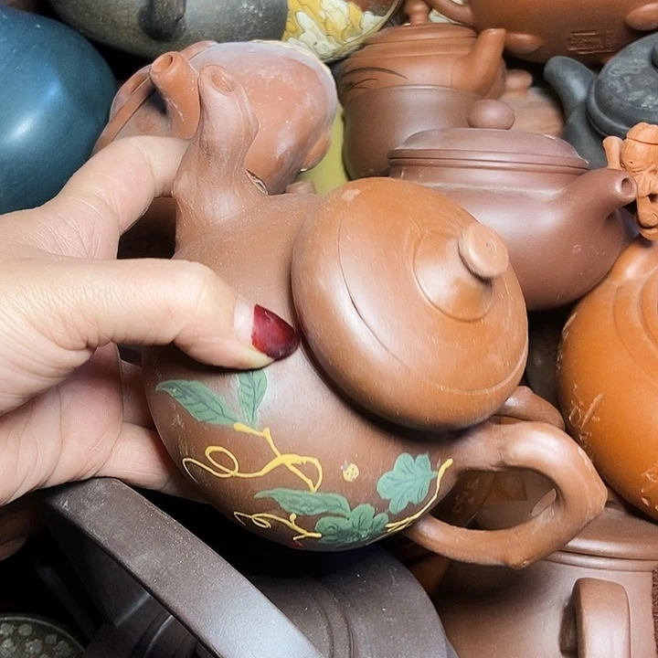 全手工制作宜兴紫砂茶壶