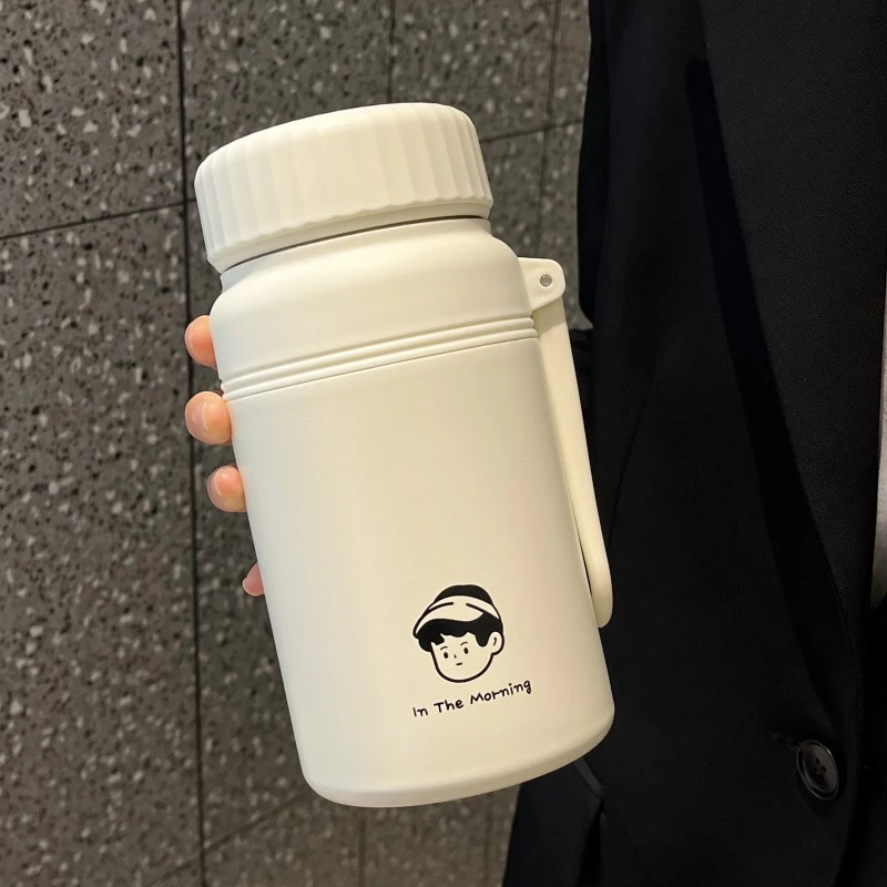 2025新款1000ml不锈钢保温杯男茶水分离水杯女生学生泡茶杯子mmh