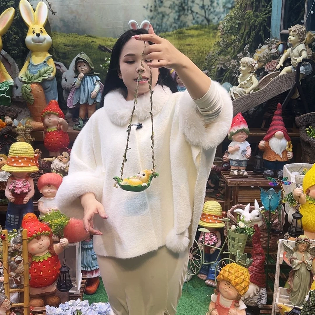 花园摆件红红火火