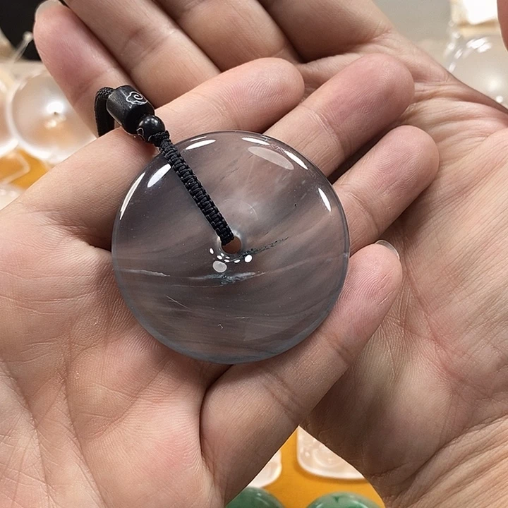 石英质玉平安扣未镶嵌