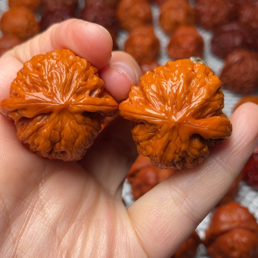 桃核吊坠文玩核桃 手把件 磨盘 34