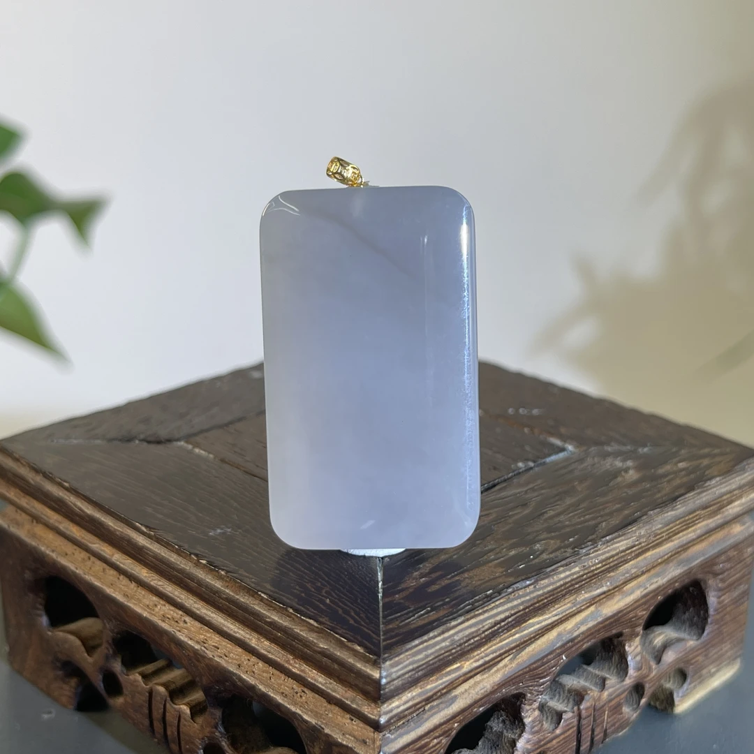 JGB22-205   和田玉-18K扣头无事牌