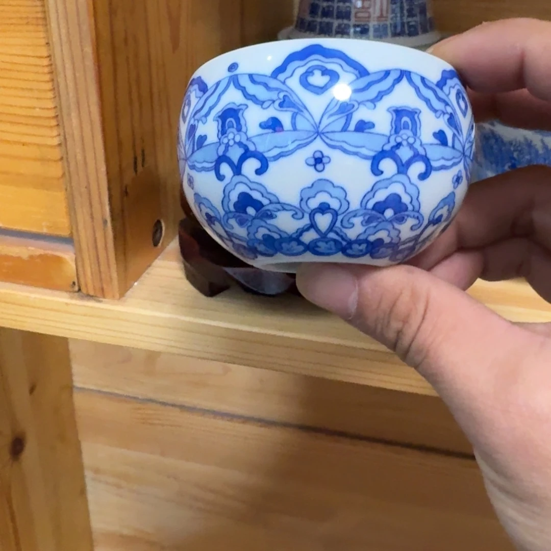 我****瓷片当代景德镇陶瓷手绘茶具