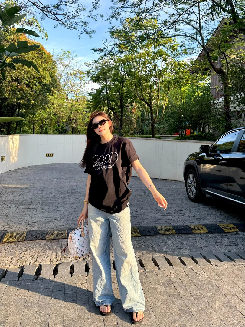 《九亿》24ss珍珠短袖男女同款