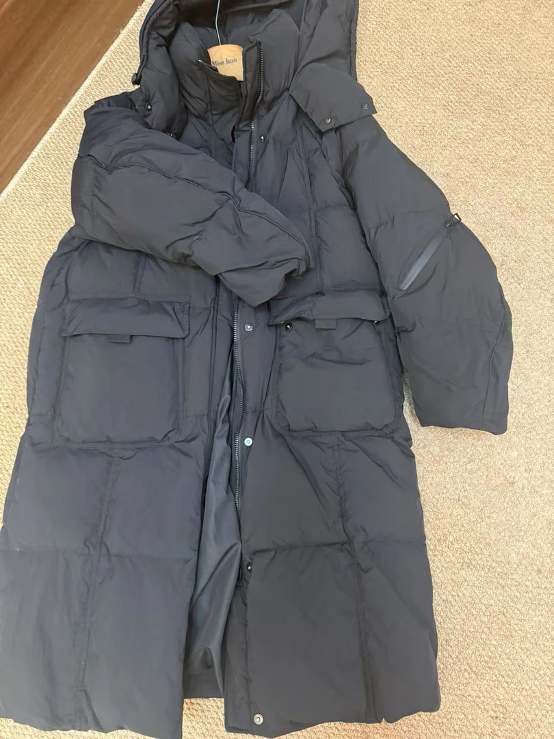 霍梦雪  男女生同款羽绒服 A 黑色 1901