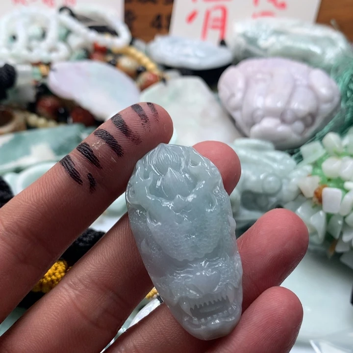 颈饰未镶嵌翡翠保真天然a货翡翠