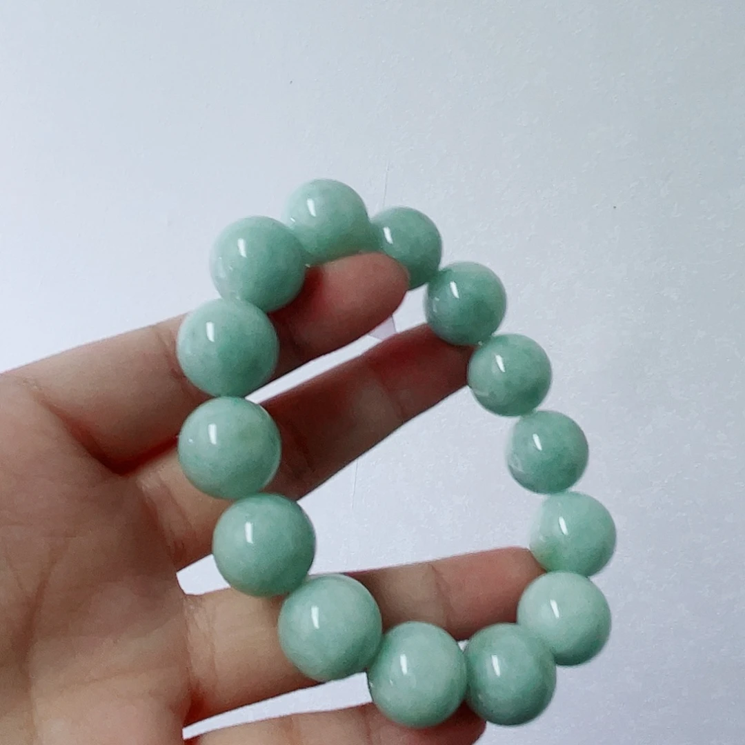 未镶嵌定制翡翠珠串