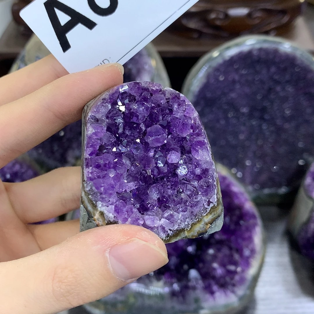 紫晶珠宝半成品未镶嵌833
