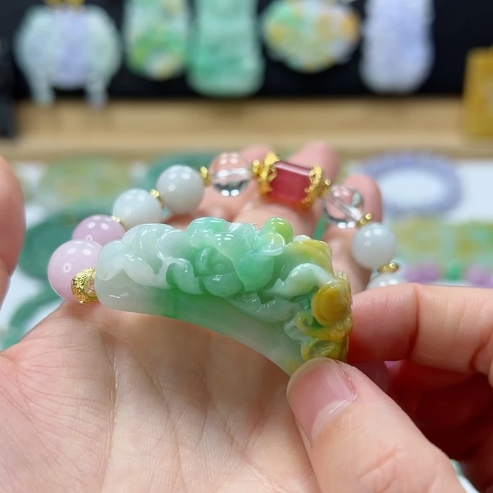 未镶嵌手链翡翠手牌