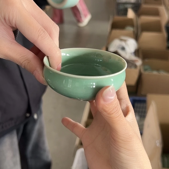 云间青瓷龙泉小米茶器