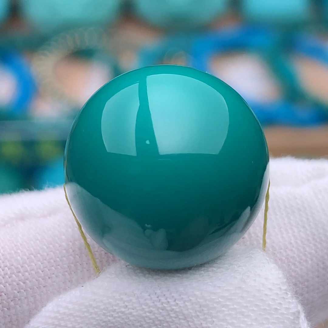 未镶嵌绿松石珠宝奇石16.7mm