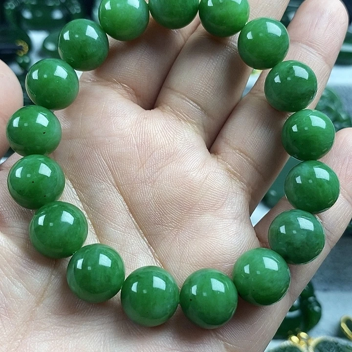 和田玉（碧玉）未镶嵌项链