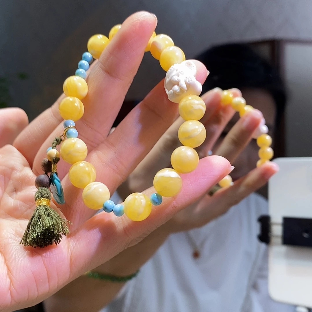 蜜蜡未镶嵌裸石琥珀