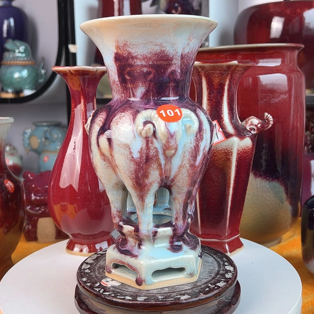 摆件郑家钧窑摆件