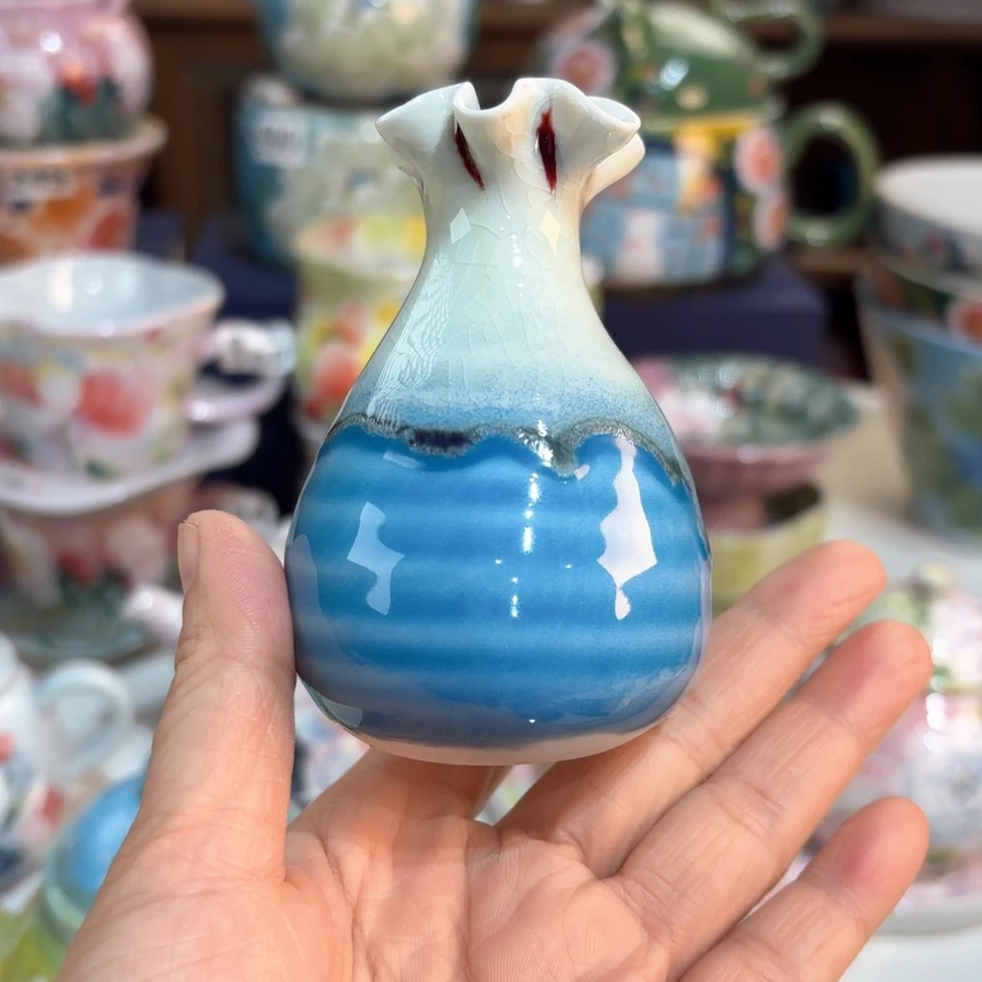 景德镇手绘高温釉下彩陶瓷茶具