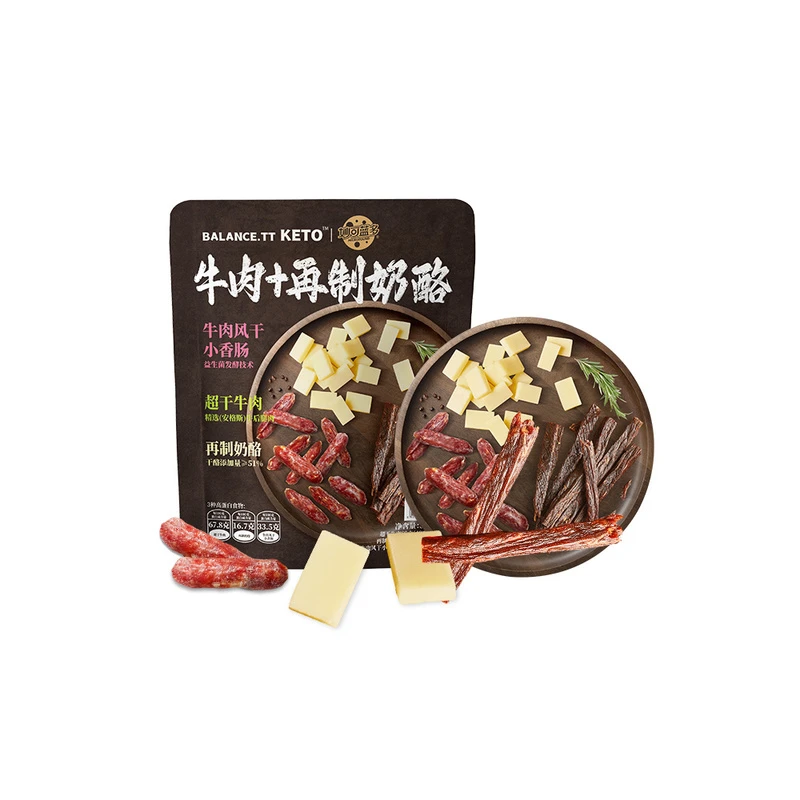 BALANCE.TTKETO牛肉+再制奶酪350g零食