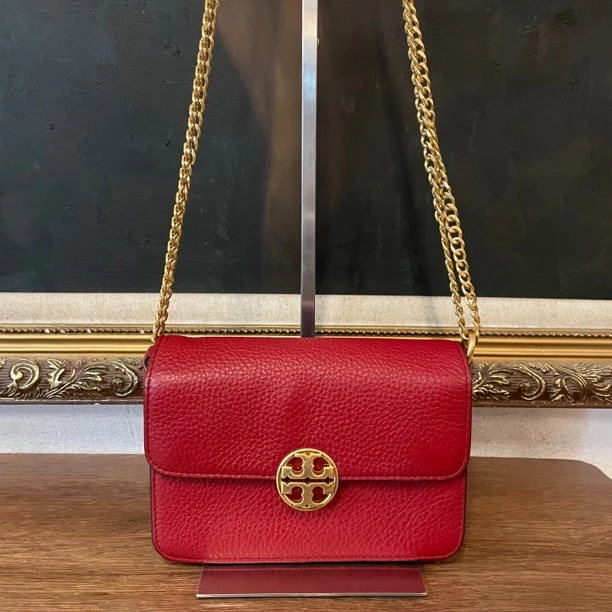 95新 TORY BURCH/汤丽柏琦 tb汤丽柏琦斜挎包/003433/尺寸18*12