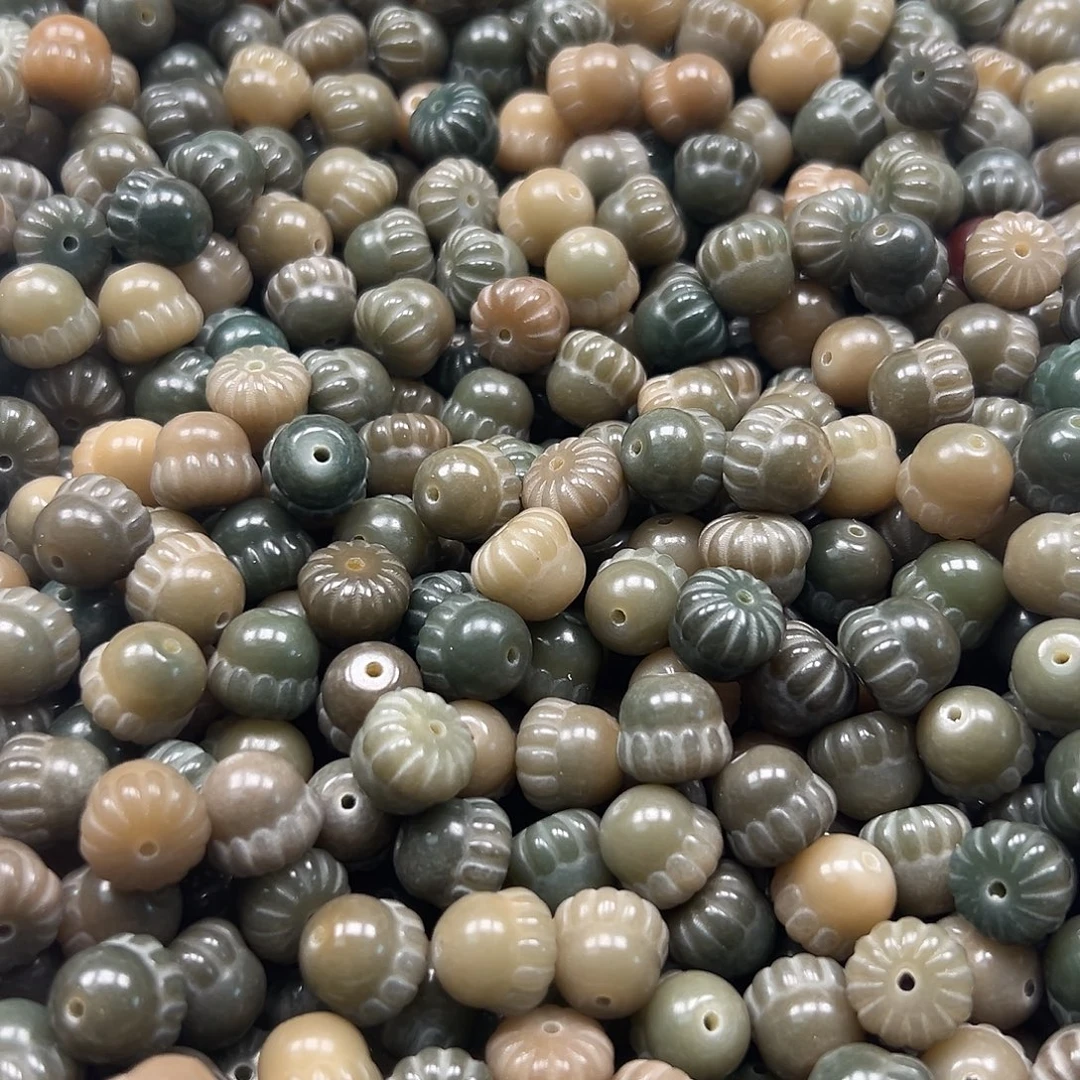 手串菩提根/象牙果卡12海盐蓝松果40颗