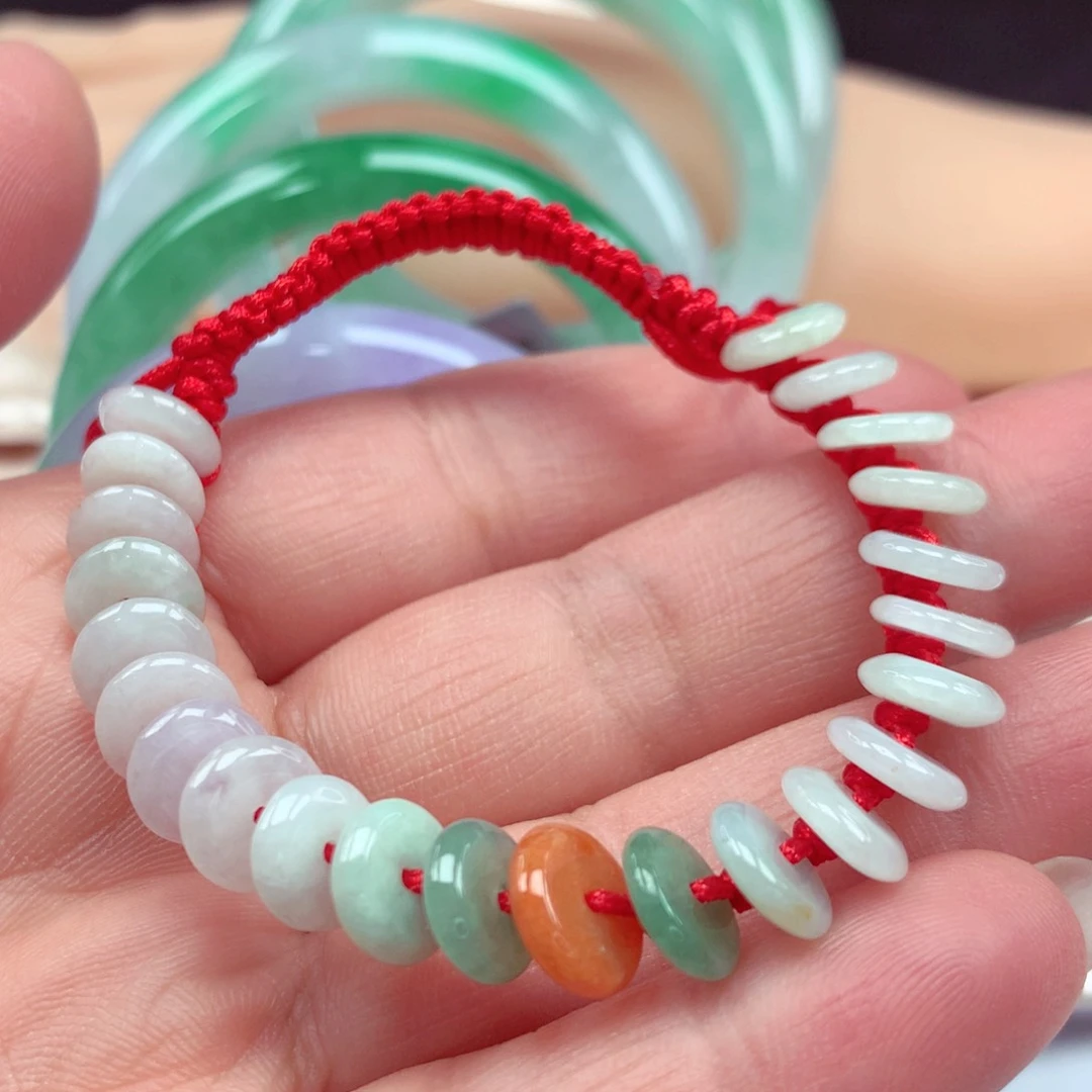 翡翠手链未镶嵌手镯88