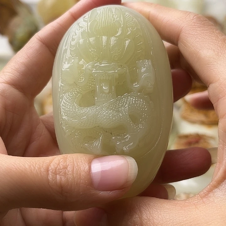 石材古青石不退换龙微瑕