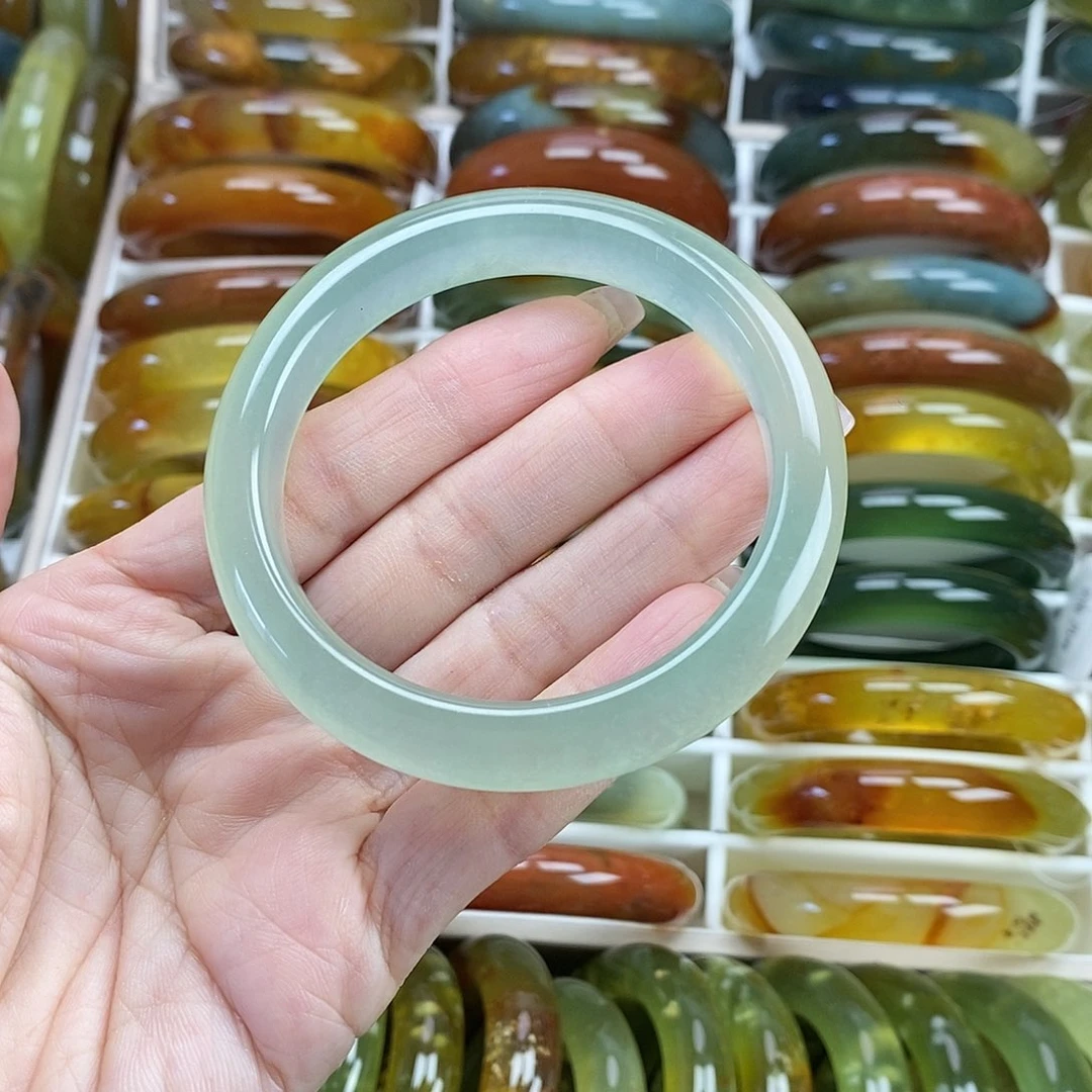 未镶嵌蛇纹石玉手镯58