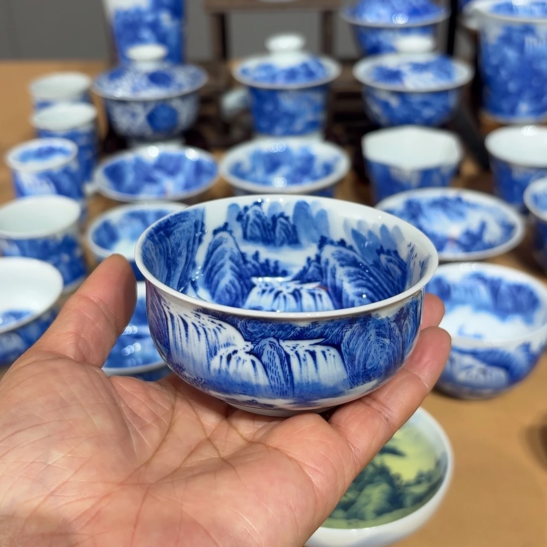 景德镇纯手绘单杯满工