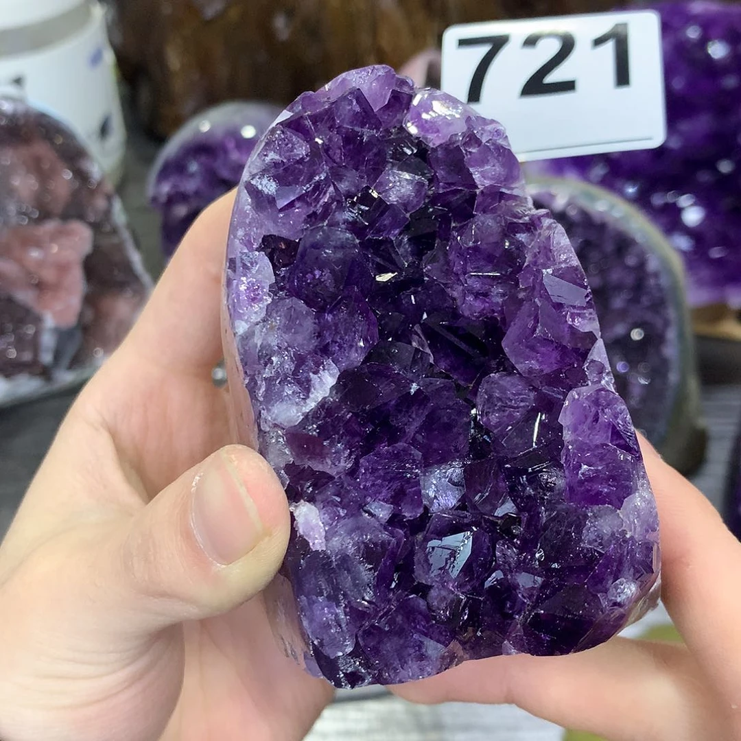 紫晶珠宝半成品未镶嵌721