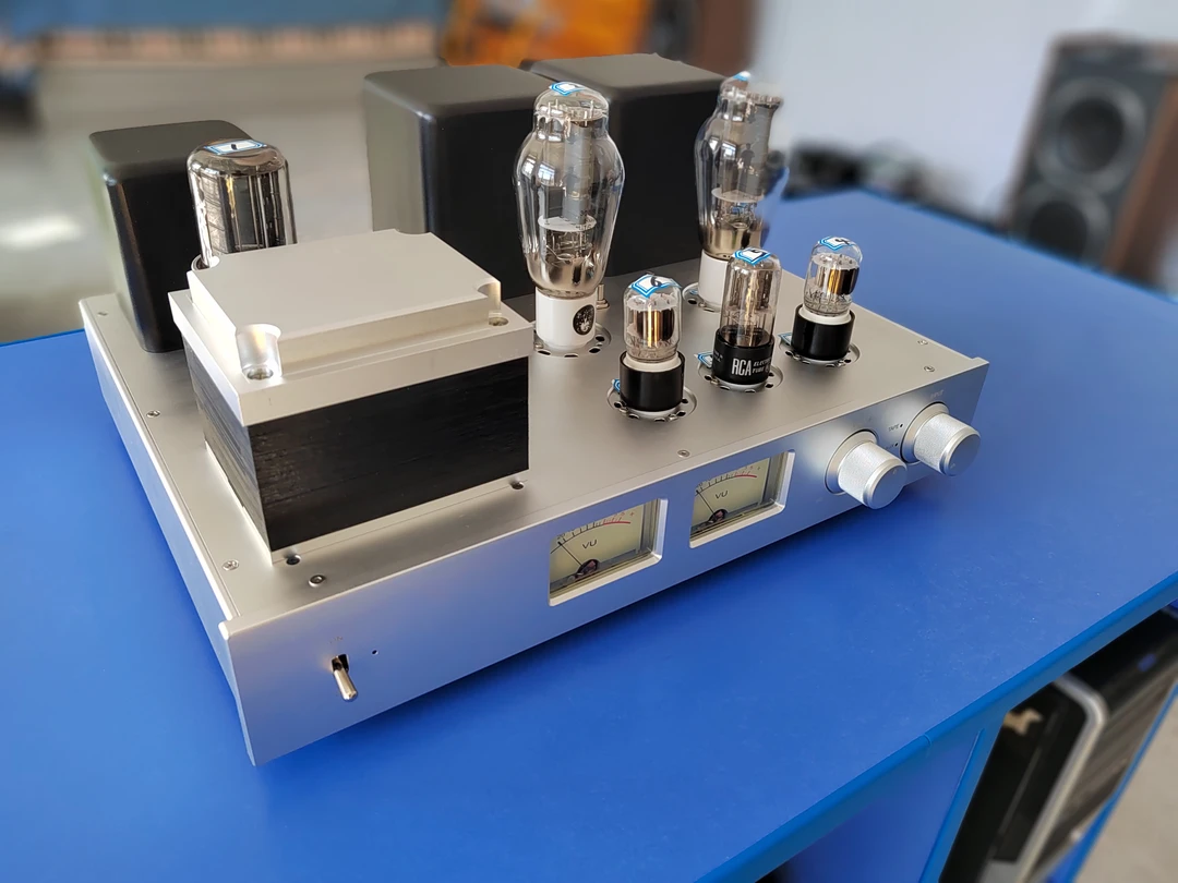 电子管功放机 300B单端甲类合并胆机 方表银色版