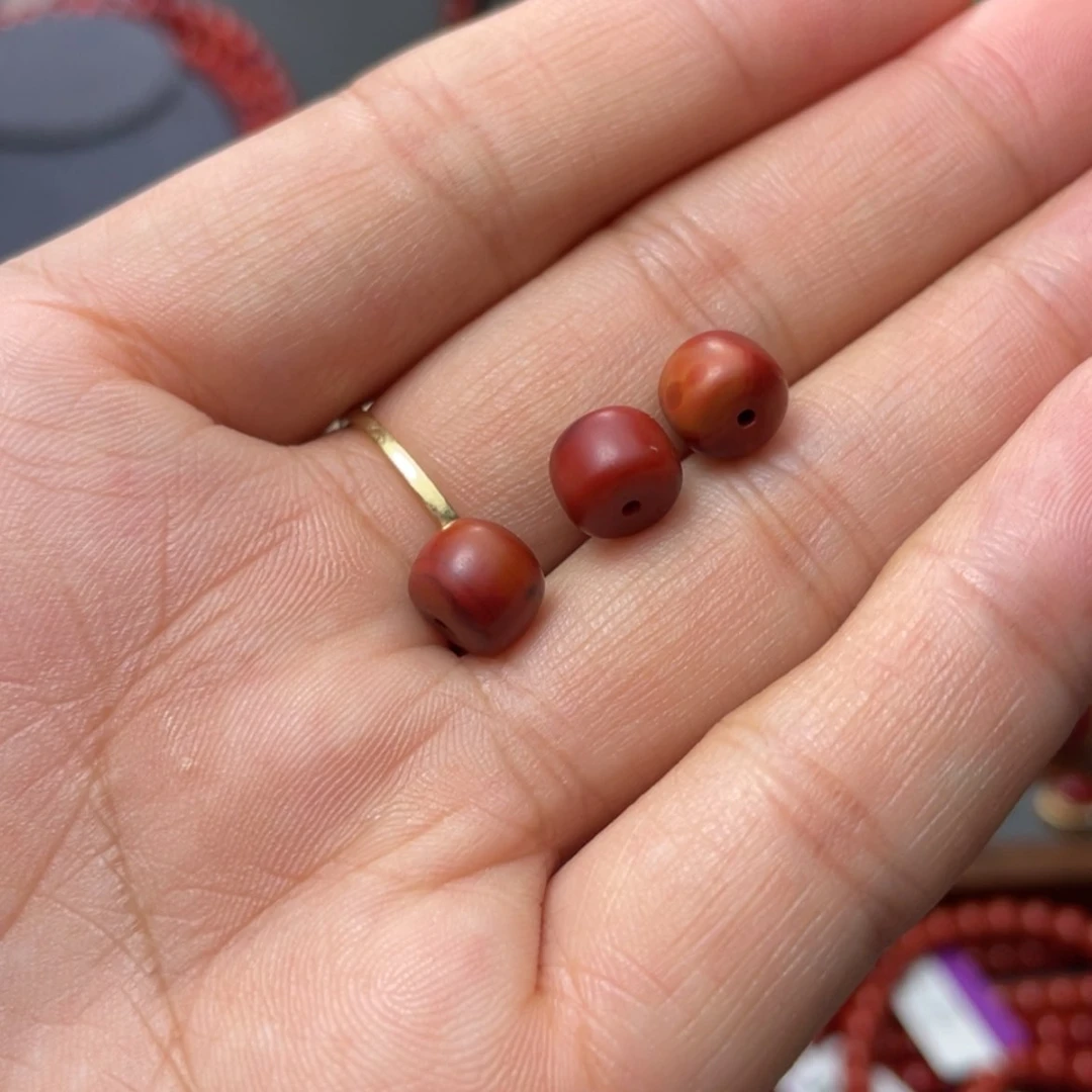 【闪购商品】未镶嵌单珠多样性发1南红玛瑙  8