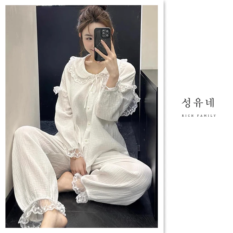 婴儿棉/长袖长裤/某红薯爆款/韩国ins风/可外穿/超舒适/女家居服