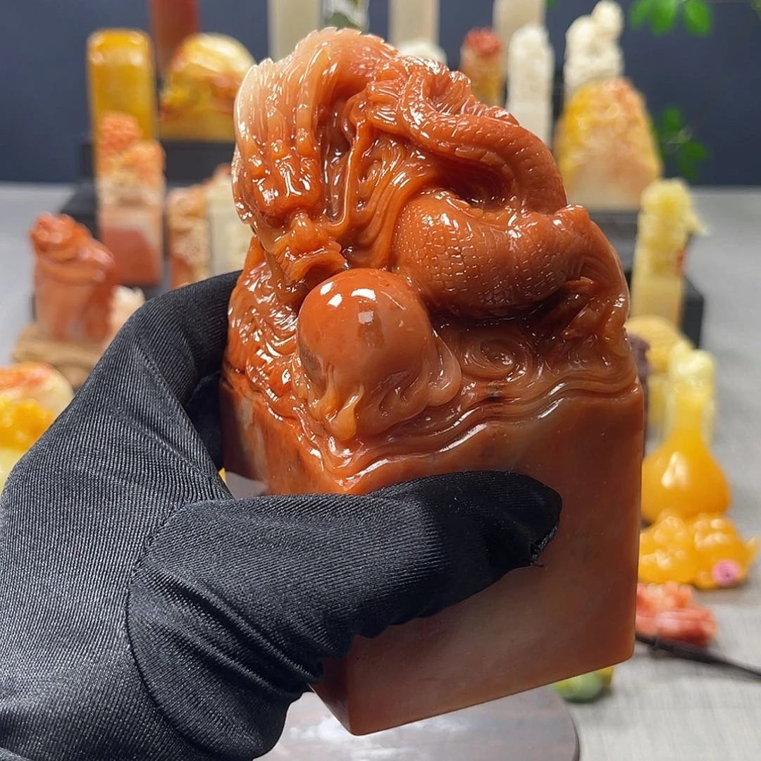 寿山石印石星***?包邮包刻8628