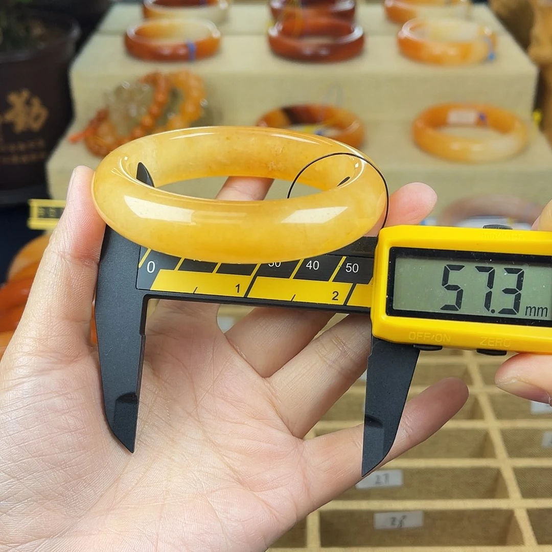非金属无8号茄山老油料黄龙57圈口 金色