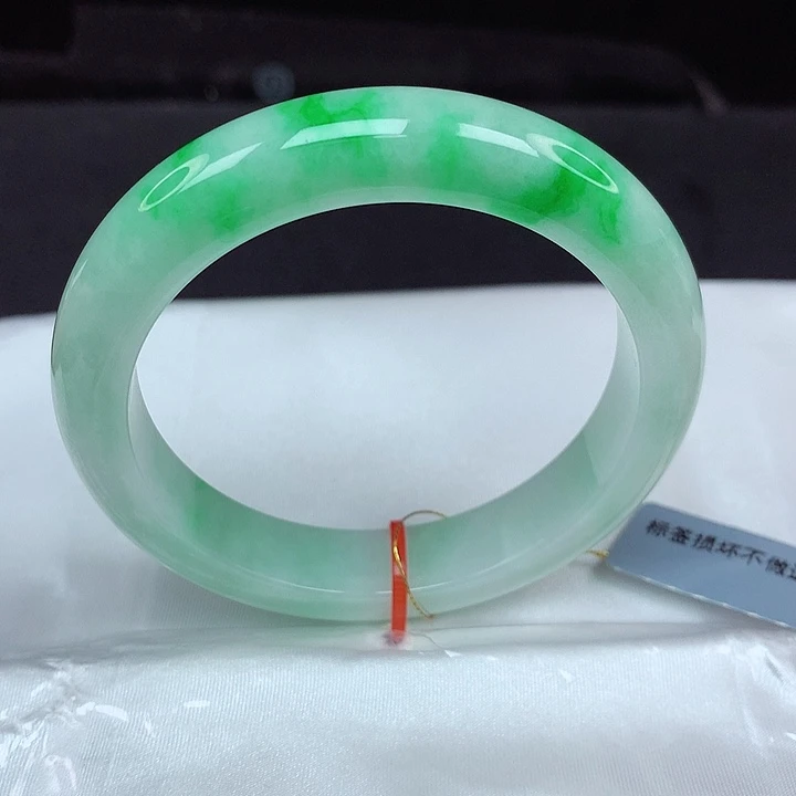 翡翠未镶嵌手镯57圈774